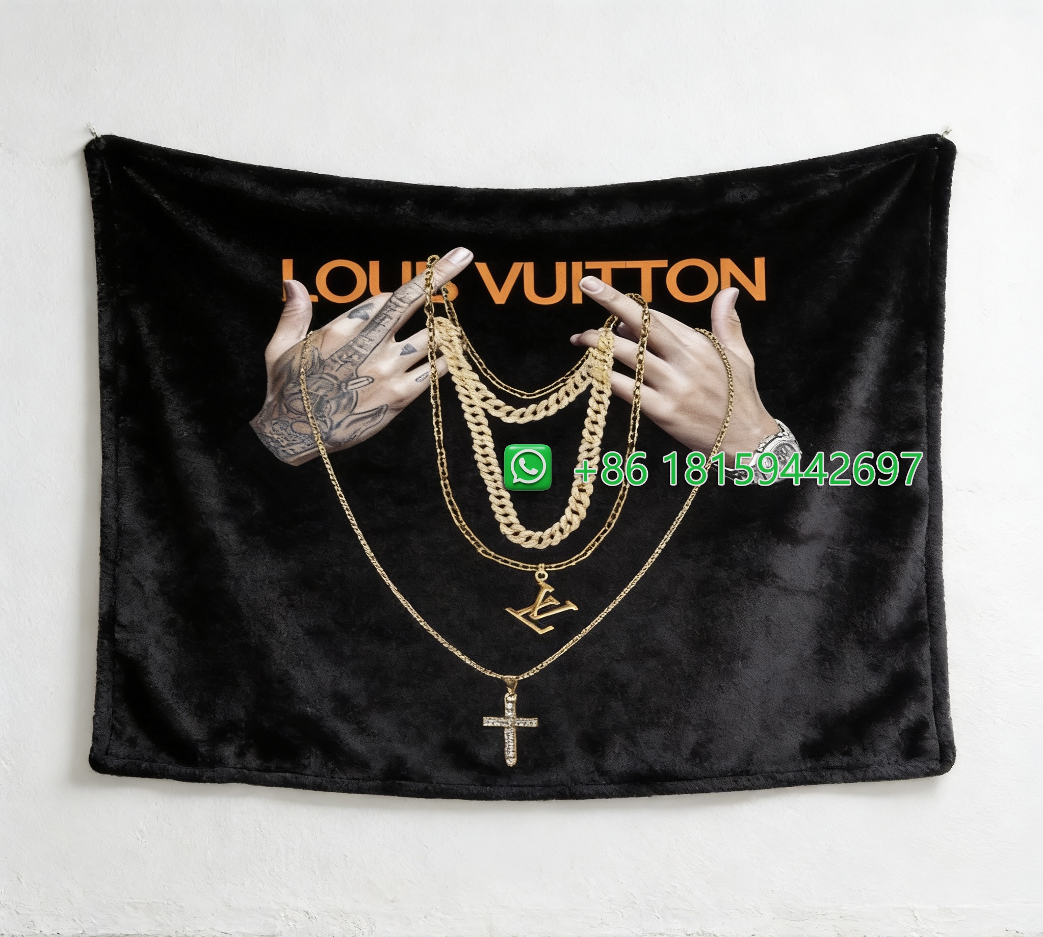 Louis Vuitton Throw Blankets